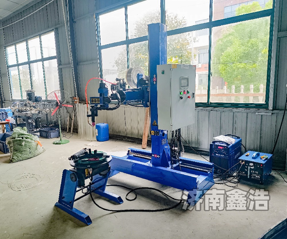 分體式氬弧自動焊，環(huán)縫焊接通孔設計，提高效率